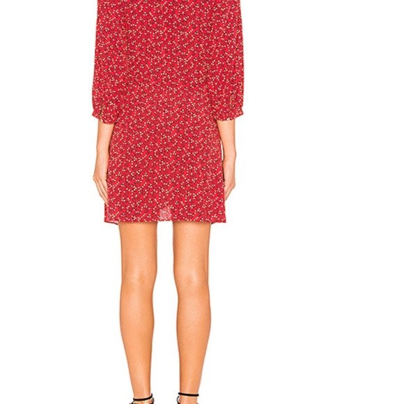 NEW Free People Red Clara Mini Dress - Picture 2 of 8